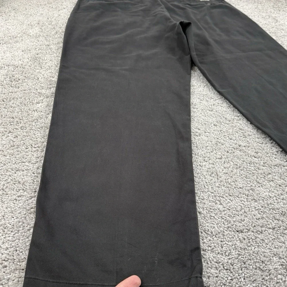 Vintage Polo Ralph Lauren Andrew Pants Men's 42x30 Black Pleated Chino Preppy